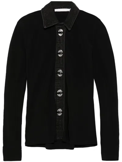 Christopher Esber Turn-lock Tailored Shirt In Black