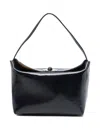 Christopher Esber Turnlock Patent-leather Mini Tote Bag In Black