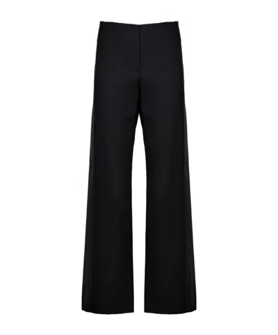 Christopher Esber Tuxedo-style Contrast-panel Trousers In Black