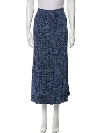 Pre-owned Christopher Esber Tweed Pattern Mini Dress In Blue