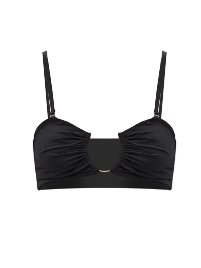 Christopher Esber U-prong Bikini Top In Blue