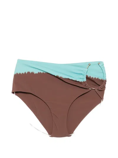 Christopher Esber U Prong Ombre Bikini Briefs In Brown