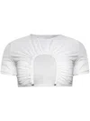 Christopher Esber U-prong Short-sleeve T-shirt In White