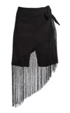 Christopher Esber Unravel Macrame Wrap Short In Black