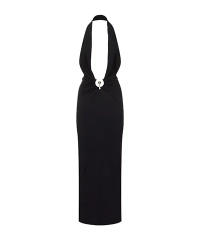 Christopher Esber V-neck And Backless Dress In Black