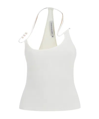 Christopher Esber V-neck Vest In White