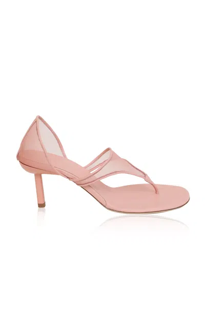 Christopher Esber Vapour Flip Flop Heel In Pink