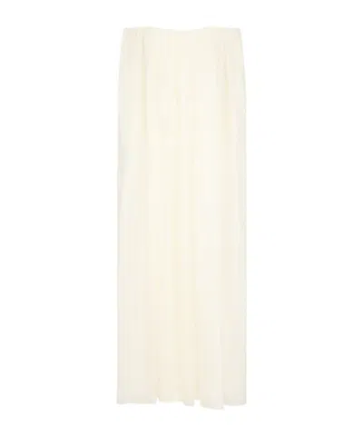 Christopher Esber Vapour Overlay Silk Organza Gown In Pink