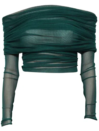 CHRISTOPHER ESBER VEILED TOP