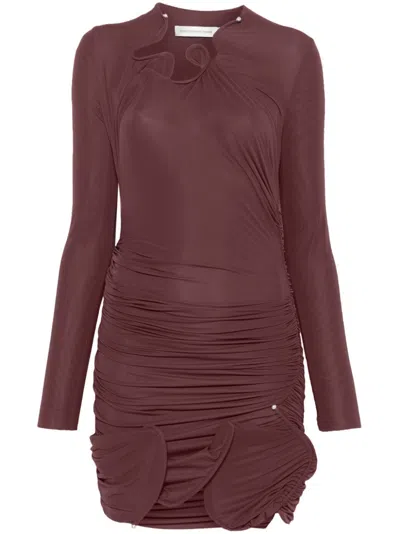 CHRISTOPHER ESBER VENUS LOOPED MINI DRESS