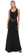 Christopher Esber Verna Lace Gown In Black