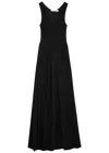 Christopher Esber Verna Lace-trimmed Maxi Dress In Black