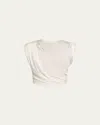 Christopher Esber Verve Twisted Top In White