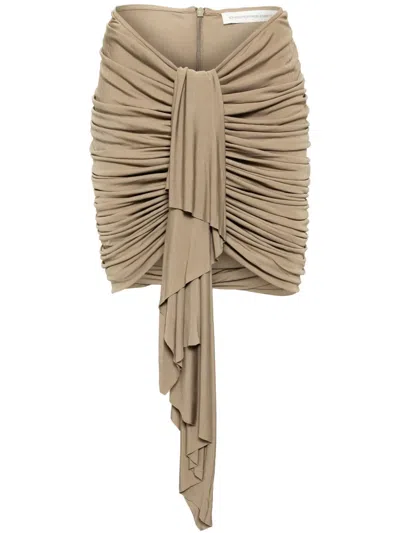 Christopher Esber Vivenda Mini Skirt In Green