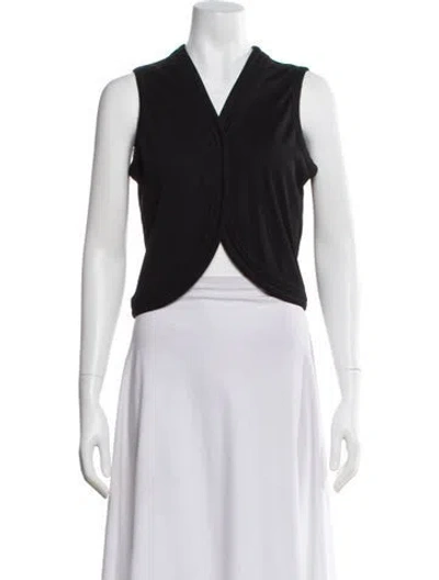 Pre-owned Christopher Esber V-neck Sleeveless Top W/ Tags In Black