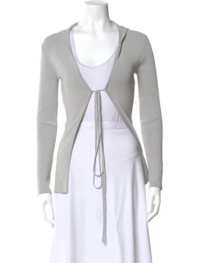 Pre-owned Christopher Esber V-neck Sweater In Gray