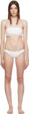 Christopher Esber White Seed Bikini In White