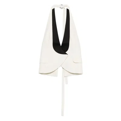 Christopher Esber White Tops - Vests & Tank Tops Women