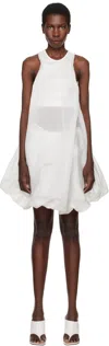 Christopher Esber White Vapour Separation Tank Mini Dress In White