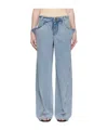 Christopher Esber Wide-leg Jeans In Blue
