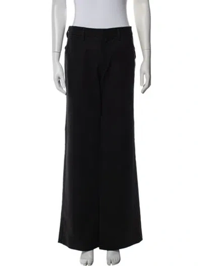 Pre-owned Christopher Esber Wide Leg Pants In Black