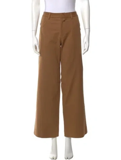 Pre-owned Christopher Esber Wide Leg Pants In Brown