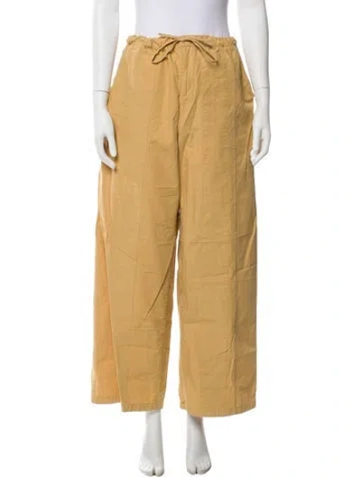 Pre-owned Christopher Esber Wide Leg Pants In Brown