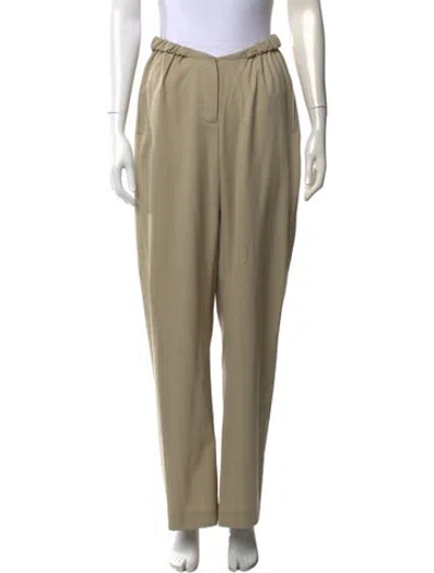 Pre-owned Christopher Esber Wide Leg Pants In Neutral