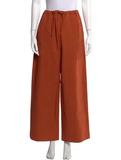 Pre-owned Christopher Esber Wide Leg Pants In Orange