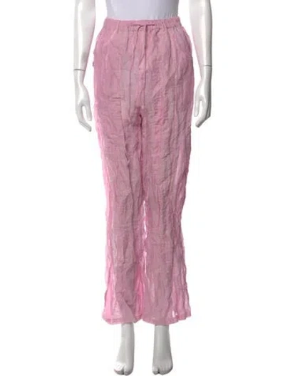 Pre-owned Christopher Esber Wide Leg Pants W/ Tags In Pink