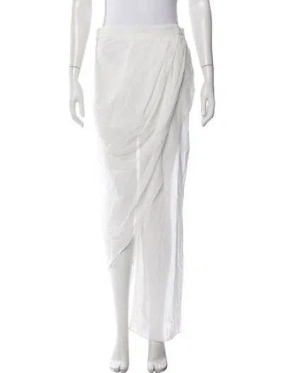 Pre-owned Christopher Esber Wide Leg Pants In White