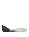 Christopher Esber Woman Ballet Flats Black Size 9 Rubber In Neutral