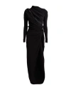 Christopher Esber Woman Maxi Dress Black Size 6 Viscose, Leather