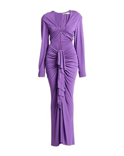 Christopher Esber Woman Maxi Dress Purple Size 4 Viscose