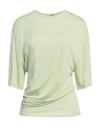 Christopher Esber Woman T-shirt Light Green Size 6 Viscose