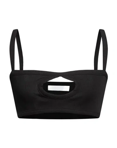 Christopher Esber Woman Top Black Size 8 Polyester, Elastane