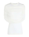 Christopher Esber Woman Top Ivory Size 2 Viscose, Elastane, Silk In White