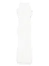 Christopher Esber Urchin Midi Dress In Beige