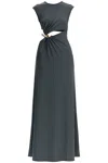 Christopher Esber Concave Stone Tank Dress In Grey