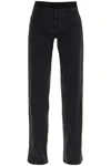 Christopher Esber Low-waisted Deconstructed Jeans In Black