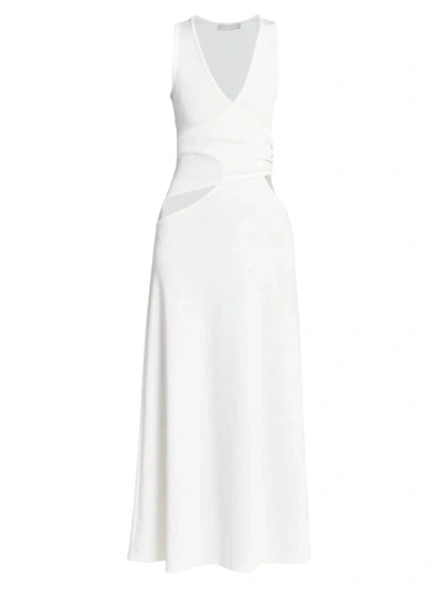 Christopher Esber Women's Silvino Overlap Midi-dress In White