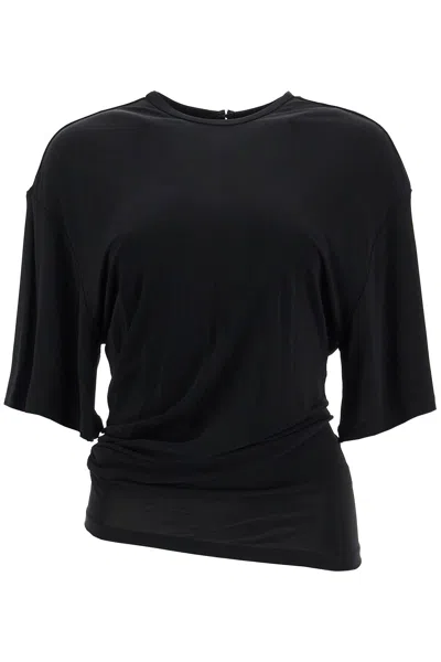 Christopher Esber Women's Top With Side Draping Detail In Grey