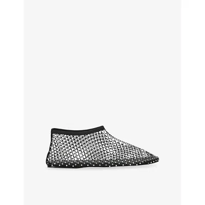 Christopher Esber Womens Black Minette Mesh Ballet Flats Eur 36 / 3 Uk