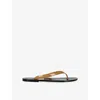 Christopher Esber Jo Jelly Flip Flop Sandals In Black