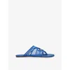 Christopher Esber Mesh Ringer Flip Flops In Blue
