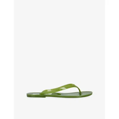 Christopher Esber Womens  Jo Pvc Flip Flops In Green