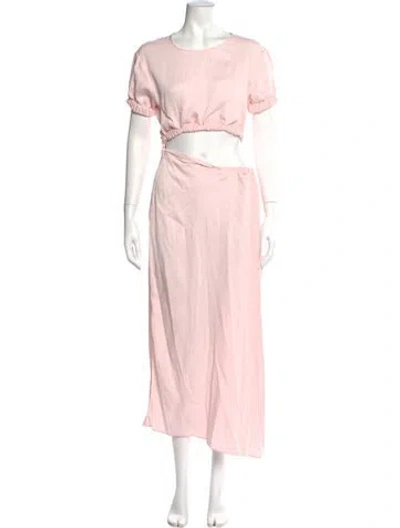 Pre-owned Christopher Esber Womens Dress In Pink