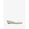 Christopher Esber Scala Leather Sandals In White