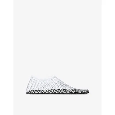Christopher Esber Womens White/comb Mesh Water Mesh Ballet Flats Eur 36 / 3 Uk
