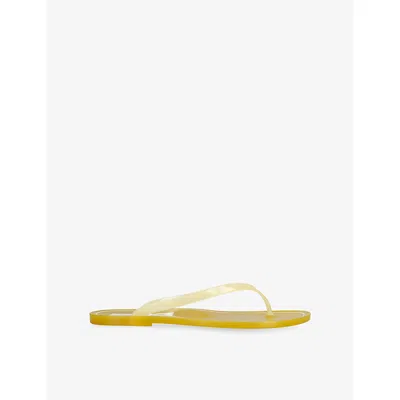 Christopher Esber Womens Yellow Jo Pvc Flip Flops Eur 38/5 Uk